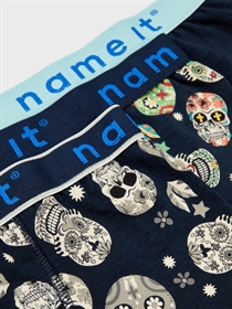 NAME IT 3-Pak Boxers Dark Sapphire Skulls